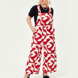 Cider Curve & Plus Abstract Graffiti Jumpsuit